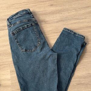 Classic Blue Straight Leg Jeans
